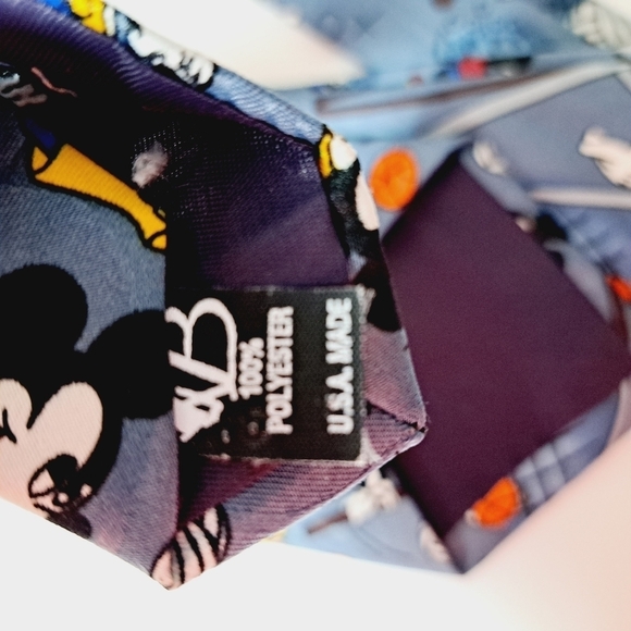 Disney Vintage Mickey Mouse Sports‎ Novelty Fun Tie - Picture 5 of 7